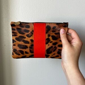 IPSY Makeup leopard print storage bag (comes with free makeup brush!)